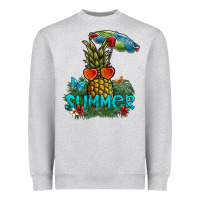 Heather Grey summer Heavyweight Sweatshirt - SublimationCraftShop