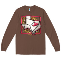 Chestnut leopard volleyball texas map Long Sleeve Tee - Jasminsmagicworld