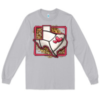 Moon Dust leopard volleyball texas map Long Sleeve Tee - Jasminsmagicworld