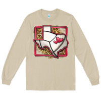 Mushroom leopard volleyball texas map Long Sleeve Tee - Jasminsmagicworld