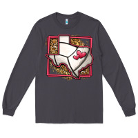 Smoke leopard volleyball texas map Long Sleeve Tee - Jasminsmagicworld