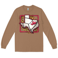 Toasted Coconut leopard volleyball texas map Long Sleeve Tee - Jasminsmagicworld