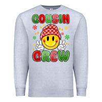 Heather Grey cousin crew Premium Sweatshirt - MaliasSmallBusiness