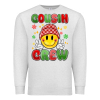 Oatmeal Heather cousin crew Premium Sweatshirt - MaliasSmallBusiness