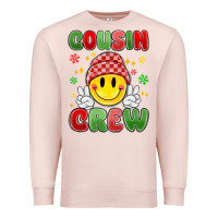 Pale Pink cousin crew Premium Sweatshirt - MaliasSmallBusiness