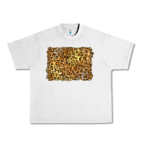 Lunar Rock handdrawn leopard pattern yellow Urban Heavy Tee - BarkalooDesign