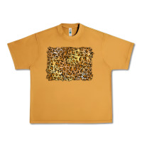 Peanut Butter handdrawn leopard pattern yellow Urban Heavy Tee - BarkalooDesign