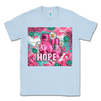 Dusty Blue Breast Cancer Boxing Gloves Classic Tee - Artiststas