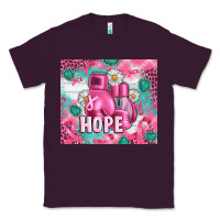 Plum Breast Cancer Boxing Gloves Classic Tee - Artiststas