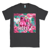 Smoke Breast Cancer Boxing Gloves Classic Tee - Artiststas