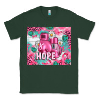 Sports Green Breast Cancer Boxing Gloves Classic Tee - Artiststas
