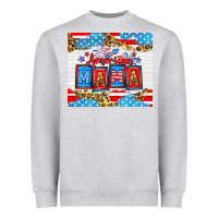 Heather Grey American Mama 20oz tumbler Heavyweight Sweatshirt - Neo Western