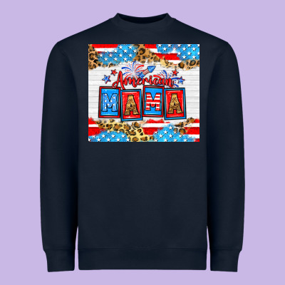 American Mama 20oz Tumbler Heavyweight Sweatshirt Designed By Neo Western
