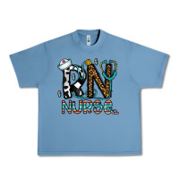 Pebble Blue rn nurse Urban Heavy Tee - CowhideDigitalArt