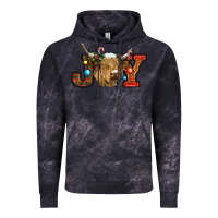 Cloud Black christmas joy cow Vintage Hoodie - RanaPortraitStore