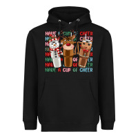 Black have a cup of cheer Heavyweight Hoodie - MaliasSmallBusiness