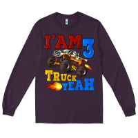 Plum i'am three truck yeah Long Sleeve Tee - Artiststas