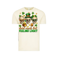 Vintage Arctic Dead inside but feeling lucky st. patricks day Vintage Tee - Neo Western