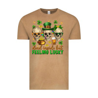 Vintage Camel Dead inside but feeling lucky st. patricks day Vintage Tee - Neo Western