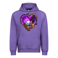 Tulip Halloween Heart with Witch Urban Hoodie - texasbilliewilder