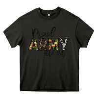 Asphalt proud Army mom Heavy Core Tee - CowhideDigitalArt