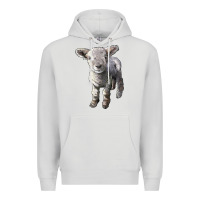 Dove Grey southdown baby sheep Premium Hoodie - LillyAllenDesigns