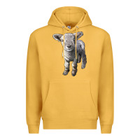 Mustard southdown baby sheep Premium Hoodie - LillyAllenDesigns