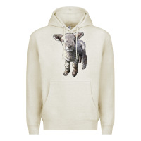 Oatmeal Heather southdown baby sheep Premium Hoodie - LillyAllenDesigns