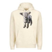 Sandshell southdown baby sheep Premium Hoodie - LillyAllenDesigns