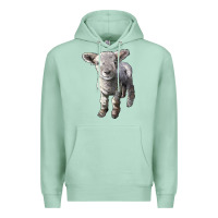 Seafoam southdown baby sheep Premium Hoodie - LillyAllenDesigns