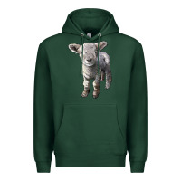 Sports Green southdown baby sheep Premium Hoodie - LillyAllenDesigns