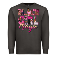 Smoke black girl magic Premium Sweatshirt - NancyCooperArtShop