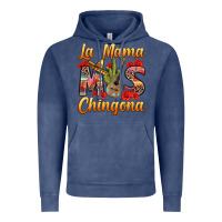Vintage Denim La Mama mas Chingona Vintage Hoodie - texasbilliewilder