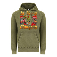 Vintage Olive La Mama mas Chingona Vintage Hoodie - texasbilliewilder