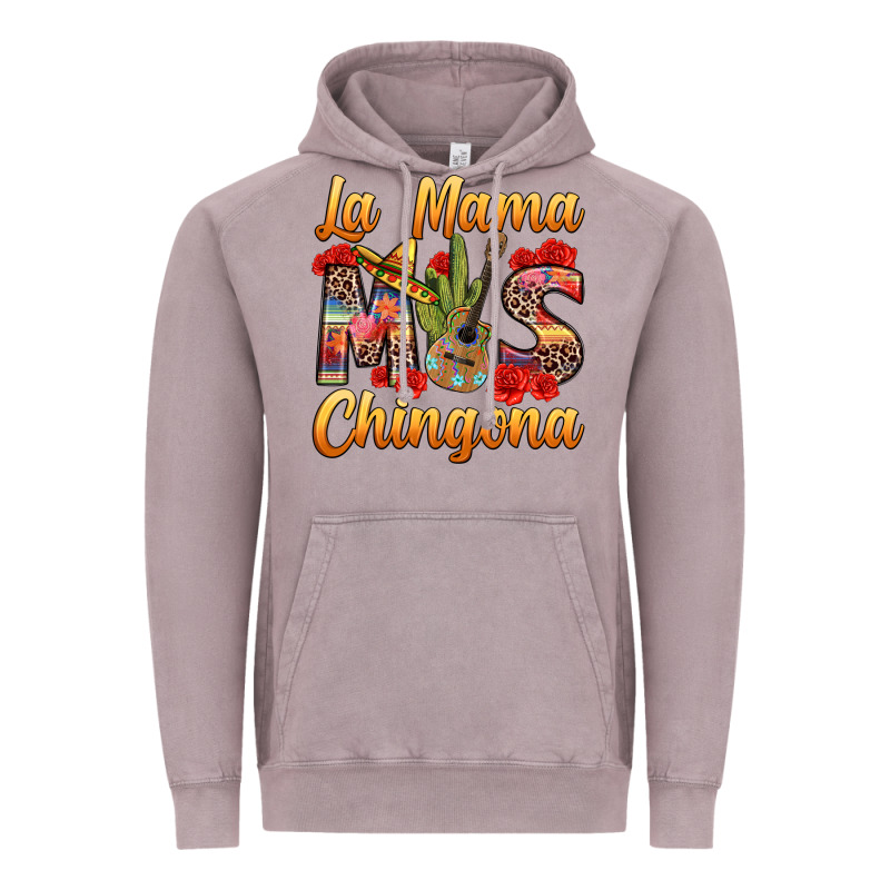 La Mama Mas Chingona Vintage Hoodie by texasbilliewilder | Teevron