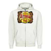 Oatmeal Heather it's softball y'all Zipper Hoodie - LillyAllenDesigns