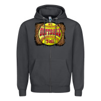 Smoke it's softball y'all Zipper Hoodie - LillyAllenDesigns