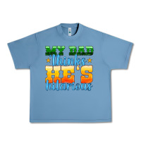Pebble Blue my dad thinks he is hilarious Urban Heavy Tee - HRA Design Shop