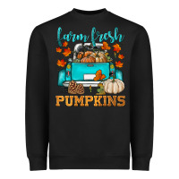 Black farm fresh pumpkins Heavyweight Sweatshirt - HRA Design Shop