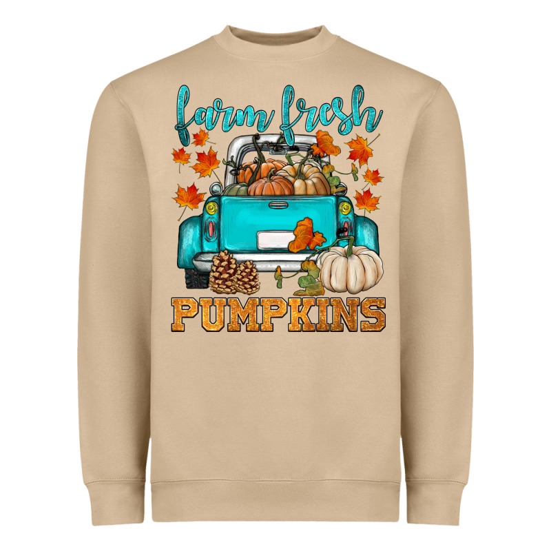 Farm Fresh Pumpkins Heavyweight Sweatshirt by HRA Design Shop | Teevron