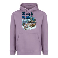 Lavender sleigh girl sleigh skeleton Heavyweight Hoodie - NancyCooperArtShop