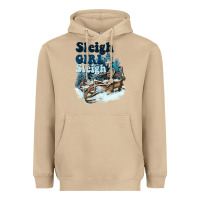 Mushroom sleigh girl sleigh skeleton Heavyweight Hoodie - NancyCooperArtShop