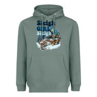 Sage sleigh girl sleigh skeleton Heavyweight Hoodie - NancyCooperArtShop