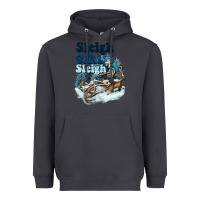 Smoke sleigh girl sleigh skeleton Heavyweight Hoodie - NancyCooperArtShop