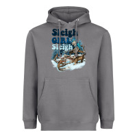 Storm sleigh girl sleigh skeleton Heavyweight Hoodie - NancyCooperArtShop