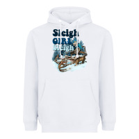 White sleigh girl sleigh skeleton Heavyweight Hoodie - NancyCooperArtShop