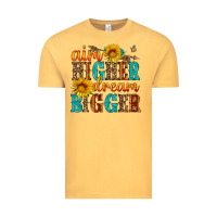 Vintage Mustard aim higher dream bigger Vintage Tee - HRA Design Shop