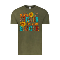 Vintage Olive aim higher dream bigger Vintage Tee - HRA Design Shop