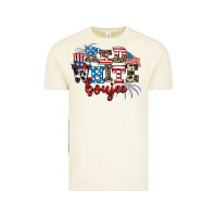 Vintage Arctic Red whıte boujee Vintage Tee - AdoDesignShop