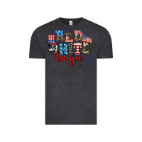 Vintage Black Red whıte boujee Vintage Tee - AdoDesignShop